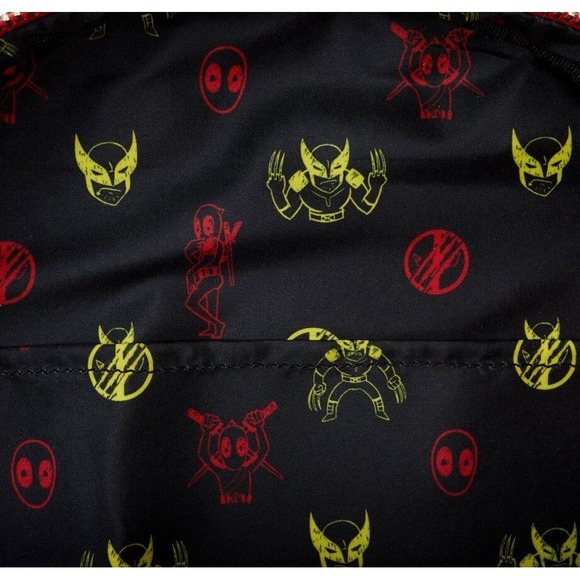 NWT Loungefly Deadpool Wolverine Marvel Iconic Backpack HTF main image 8